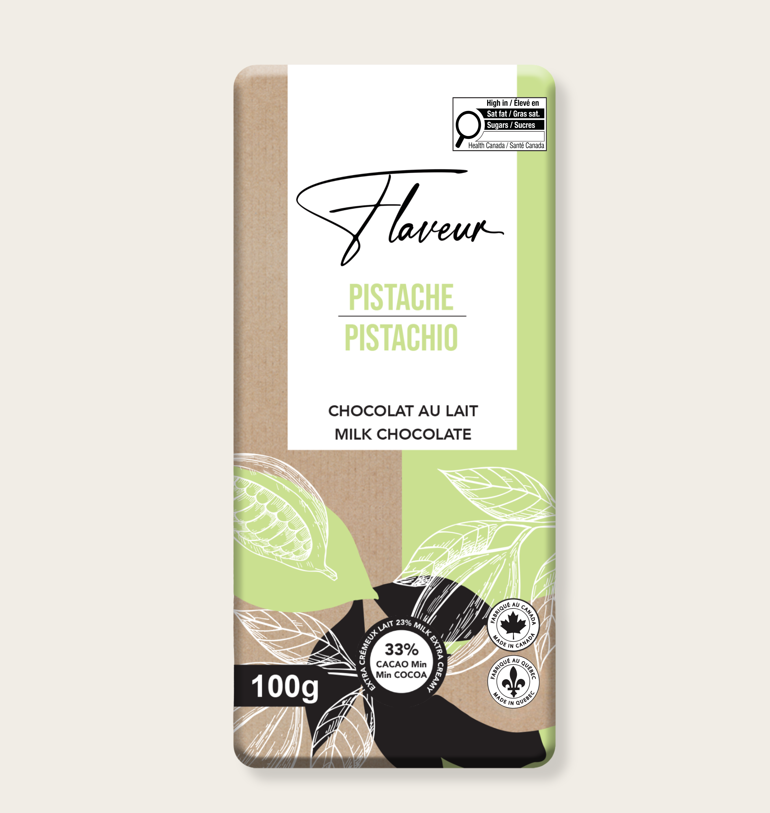 Pistachio, Milk Chocolate