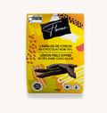 Lemon Peels dipped in 70% Dark Chocolate