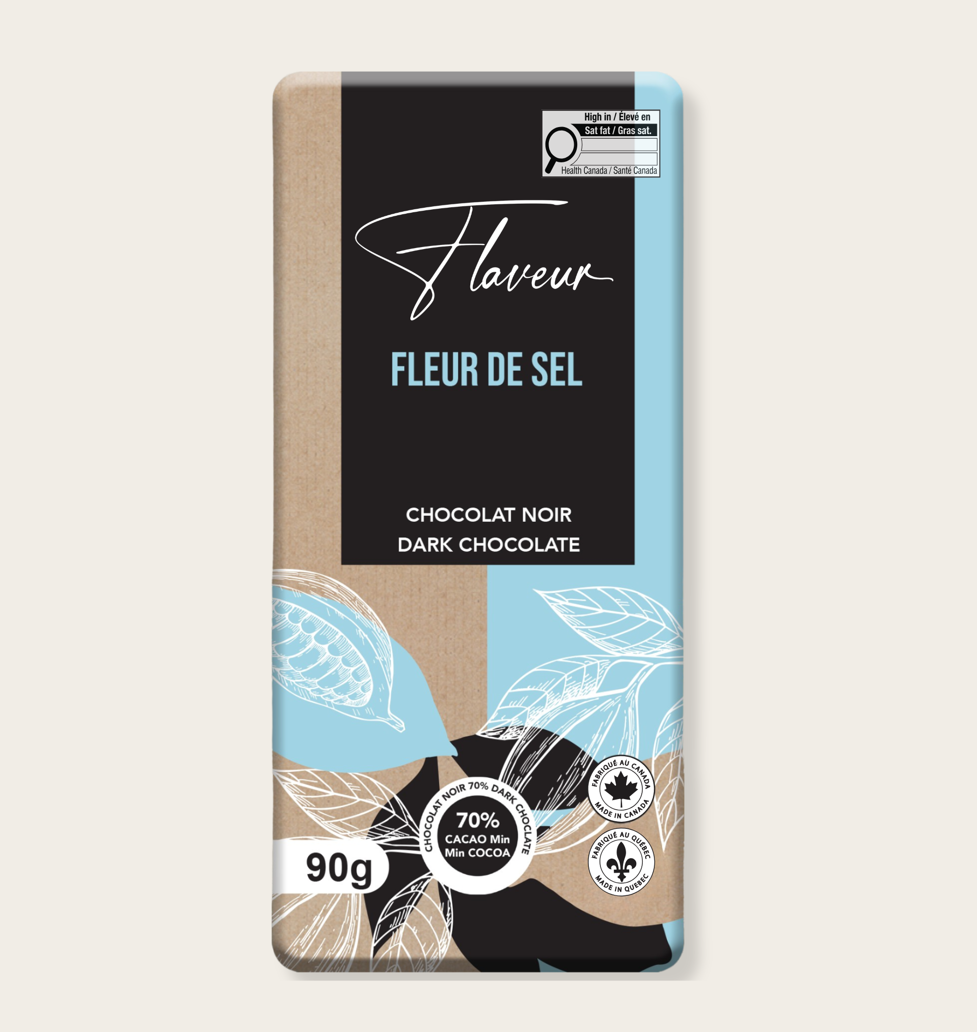 Fleur de Sel, 70% Dark Chocolate