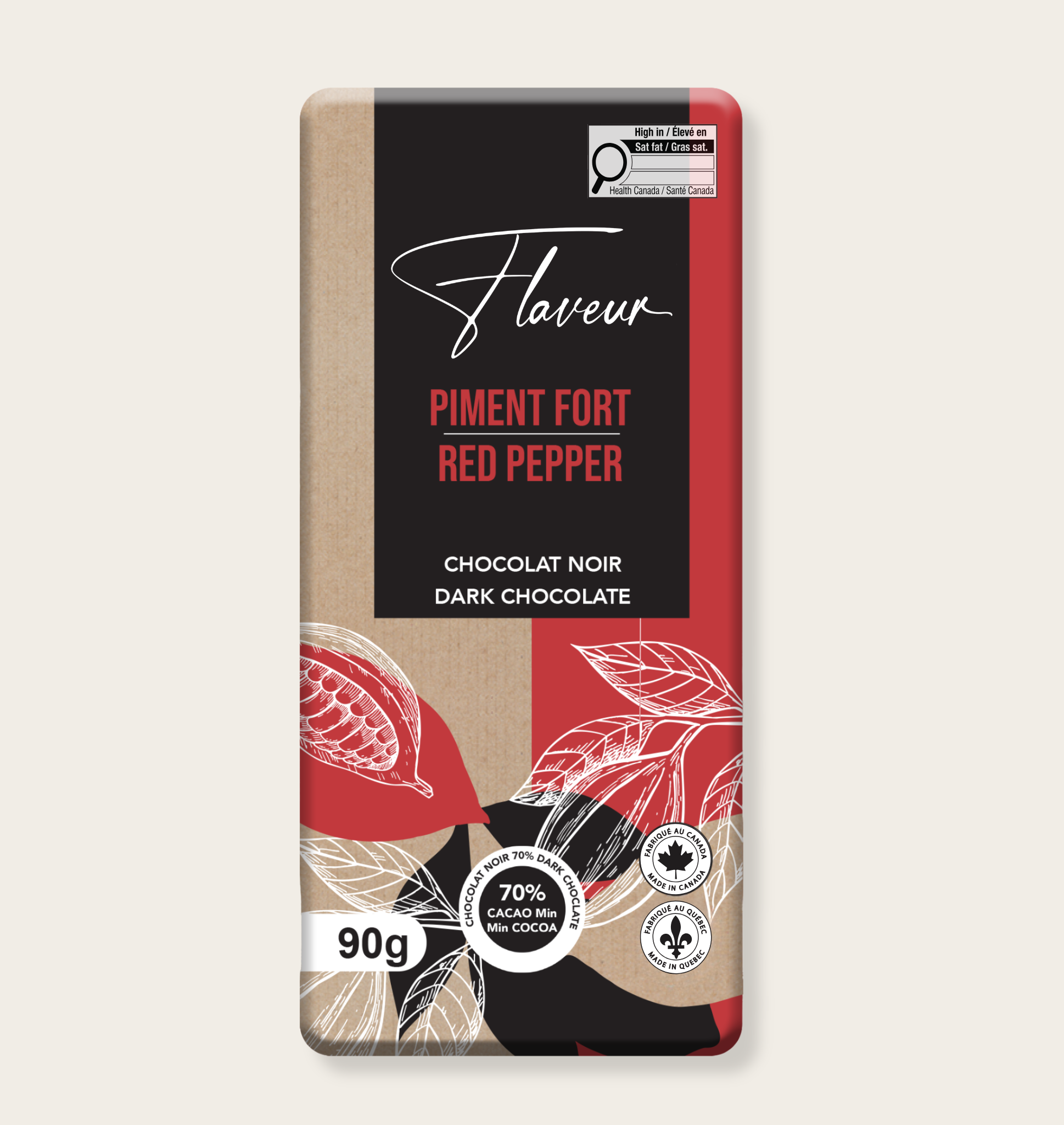 Red Pepper, 70% Dark Chocolate