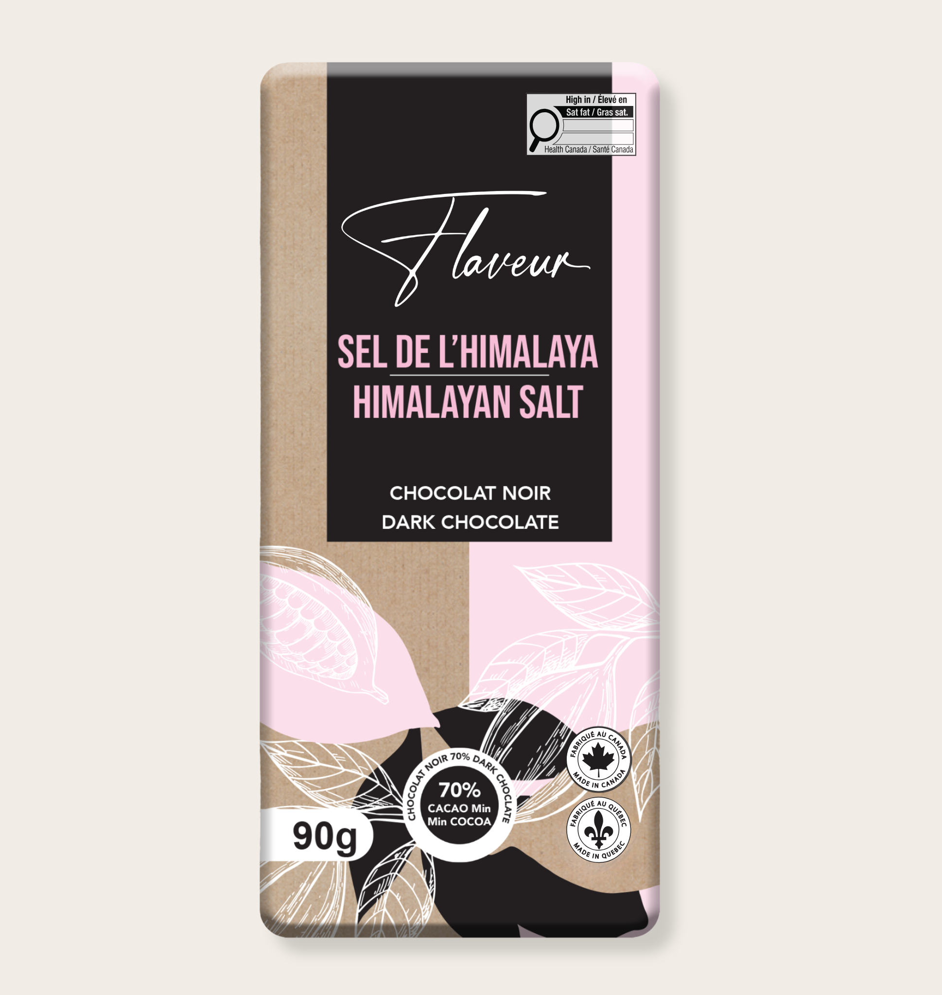 Himalayan Salt, 70% Dark Chocolate